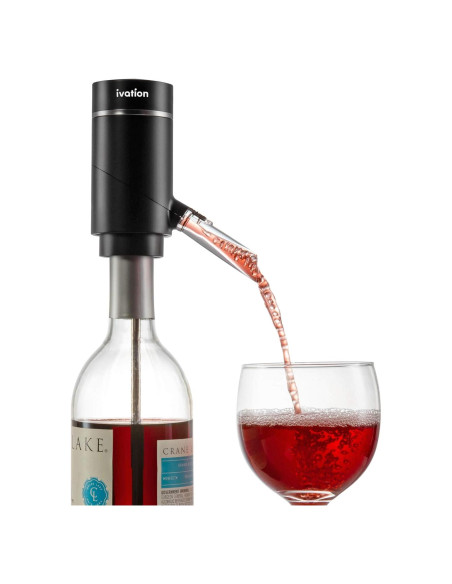 Aerador y dispensador de vino eléctrico Ivation | Recargable, control táctil Aerador y dispensador de vino eléctrico Ivation | Recargable, control táctil