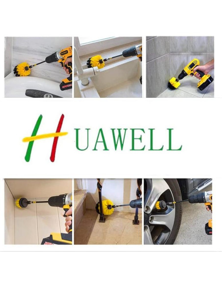 Kit de Limpieza 5 Piezas HUAWELL con Extensor 15 cm Kit de Limpieza 5 Piezas HUAWELL con Extensor 15 cm