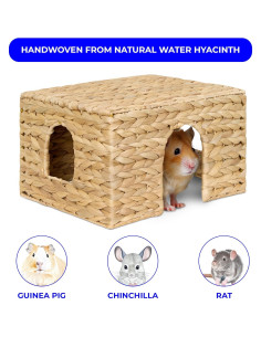 Casa Refugio para Chinchillas y Cobayos MIXUMON 30x23x18cm 2