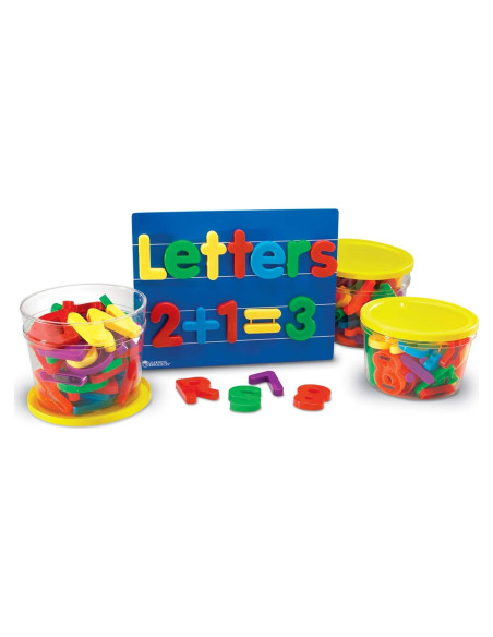 Juego de Letras y Números Magnéticos Jumbo Learning Resources - 116 Piezas Juego de Letras y Números Magnéticos Jumbo Learning Resources - 116 Piezas