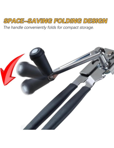 Abrelatas Manual VWMYQ de Acero Inoxidable Ergonomico 0.39kg