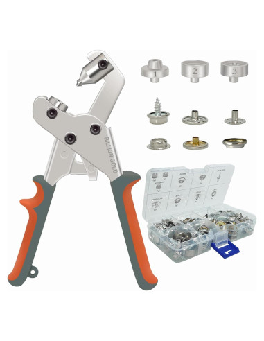 Kit de Broches de Lona BILLION GOLD EK6009 - Alta Resistencia