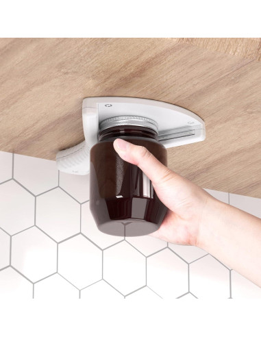 Abre frascos ReneeChef para manos débiles, uso dual
