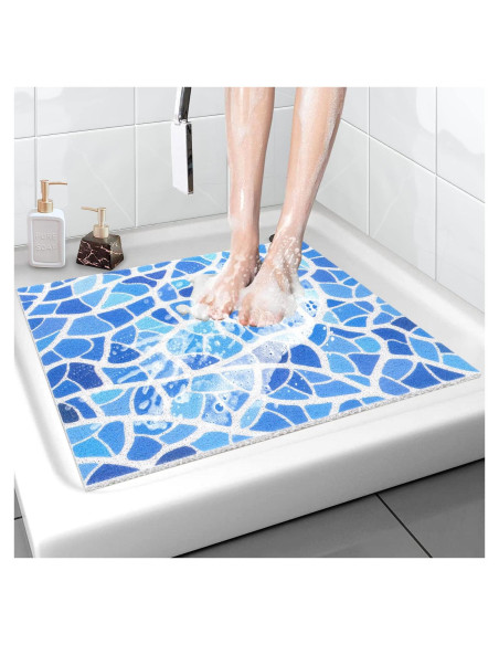 Alfombra de Ducha Antideslizante ZOESOE 60,96x60,96 cm PVC Alfombra de Ducha Antideslizante ZOESOE 60,96x60,96 cm PVC
