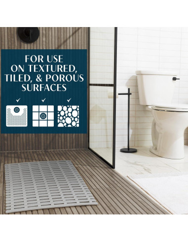 Alfombra de baño antideslizante SlipX Solutions 80 x 38 cm