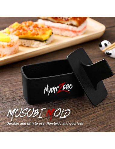 Kit de Sushi 22 en 1 MarcZero - Rodillo, Estera y Moldes
