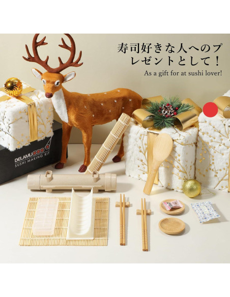 Kit de Sushi Delamu 20 en 1 con Accesorios Premium Kit de Sushi Delamu 20 en 1 con Accesorios Premium
