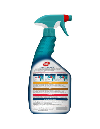 Eliminador de Manchas y Olores Simple Solution 0.95L para Mascotas
