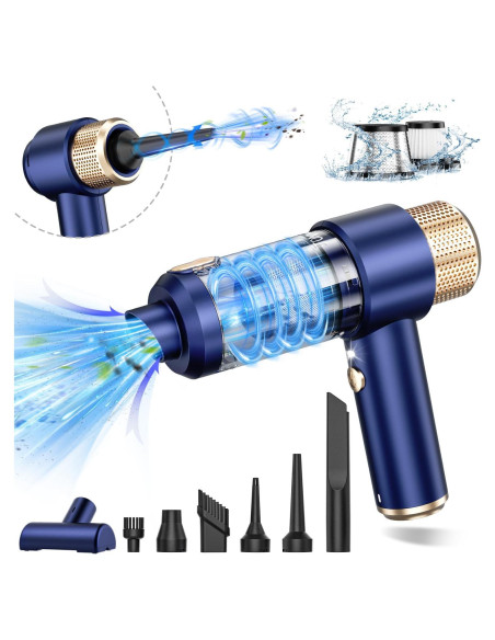 Aspiradora de Mano JONYJ LT-135 Inalámbrica 16000Pa 120W Aspiradora de Mano JONYJ LT-135 Inalámbrica 16000Pa 120W