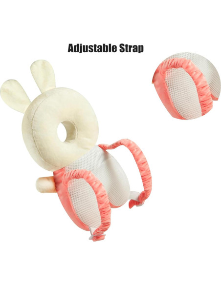 Mochila de Protección para Cabeza PandaEar Conejo Rosa Bebés Mochila de Protección para Cabeza PandaEar Conejo Rosa Bebés