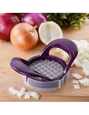 Picador de Cebolla Prepara Acero Inoxidable Púrpura 0.18 kg