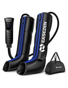 Masajeador de Piernas EaseZen FE-7204B con Compresión de Aire