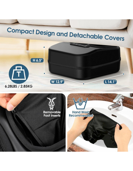 Masajeador de Pies Shiatsu MOUNTRAX con Calor y Control Remoto Masajeador de Pies Shiatsu MOUNTRAX con Calor y Control Remoto