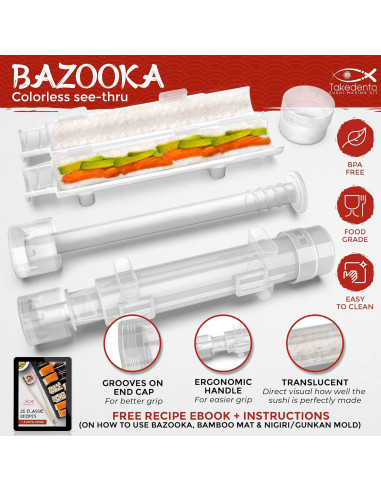 Kit de Sushi Takedento 23 Piezas para Principiantes