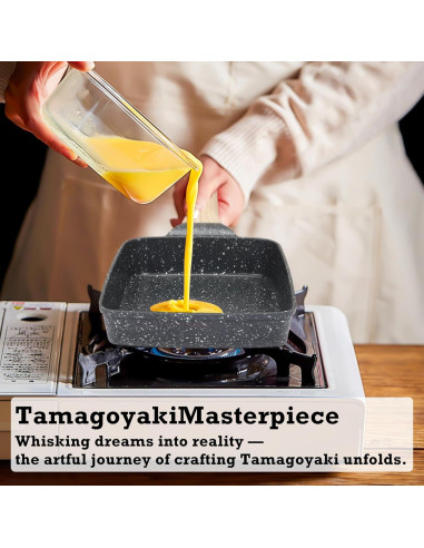 Sartén Tamagoyaki FUNGYAND 12 en 1 con Accesorios