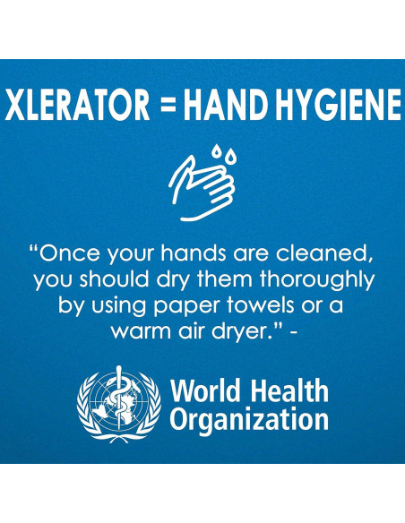 Secador de Manos Excel Dryer XL-BW 1.1N Alta Velocidad 8-10s