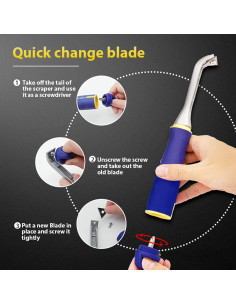 Raspador de pintura MANUFORE 2" doble filo acero tungsteno 2