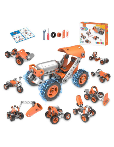 Juguete de Construcción STEM Shozaar 10 en 1 para Niños 4-8 Años