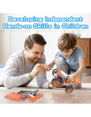 Juguete de Construcción STEM Shozaar 10 en 1 para Niños 4-8 Años