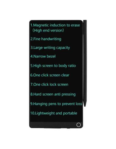 Tableta de Escritura LCD Amoretti Sonnet 6.5" Reutilizable