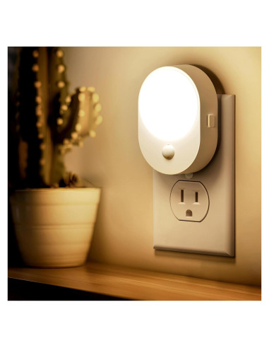 L LOHAS LED Luz Nocturna con Sensor de Movimiento 2 Pack