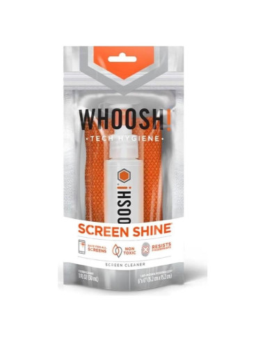 Limpiador de Pantallas WHOOSH! Go - 1 oz (29.57 ml) con Paño