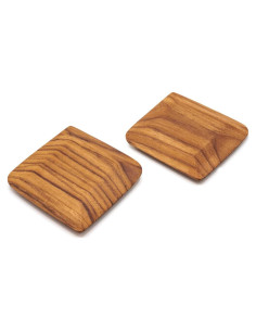 Raspadores de Madera de Teca FAAY - 2 Paquetes para Cocina