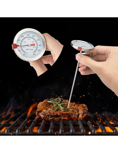Termómetro de Carne AikTryee Dial 20 cm 50-290C Termómetro de Carne AikTryee Dial 20 cm 50-290C
