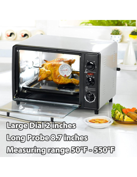 Termómetro de Carne AikTryee Dial 20 cm 50-290C Termómetro de Carne AikTryee Dial 20 cm 50-290C