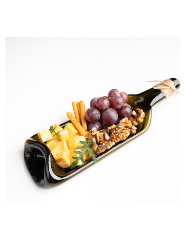 Bandeja de Vidrio Rectangular Glasiko 31x10 cm Verde