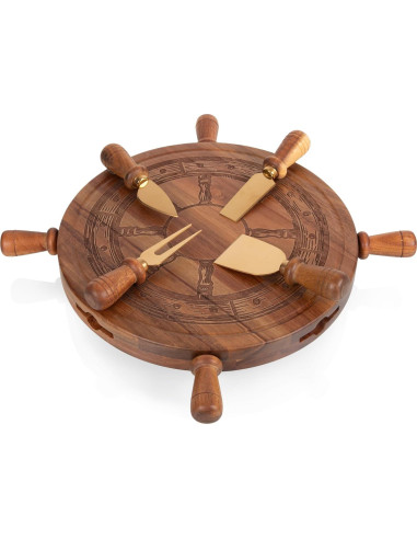 Tabla de Queso Giratoria PICNIC TIME Helmsman 30 cm Acacia