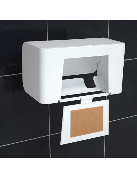 Soporte para Cepillos de Dientes YRWXDY Montaje en Pared 2 Compartimentos Soporte para Cepillos de Dientes YRWXDY Montaje en Pared 2 Compartimentos