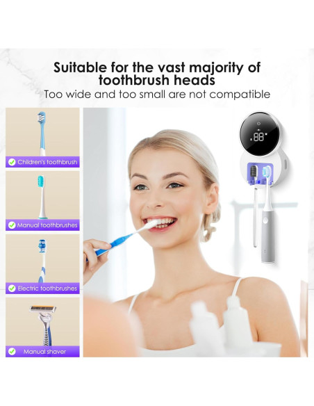 Soporte eléctrico para cepillos de dientes Shker X131ultra Soporte eléctrico para cepillos de dientes Shker X131ultra