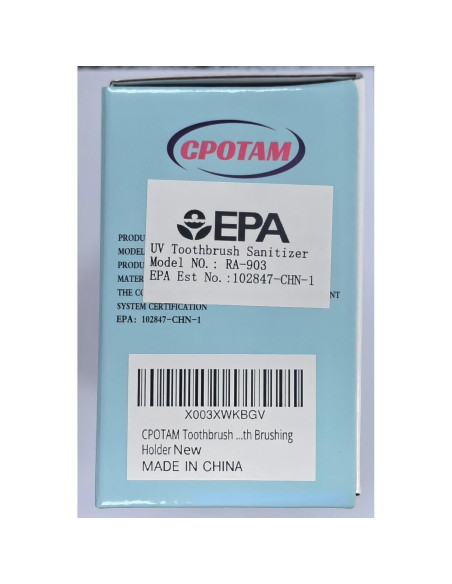 Soporte de Cepillos de Dientes CPOTAM Montado en Pared Negro Soporte de Cepillos de Dientes CPOTAM Montado en Pared Negro