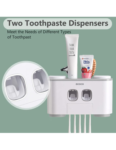 Soporte para Cepillos de Dientes VNYIFAN 4 Tazas Automático