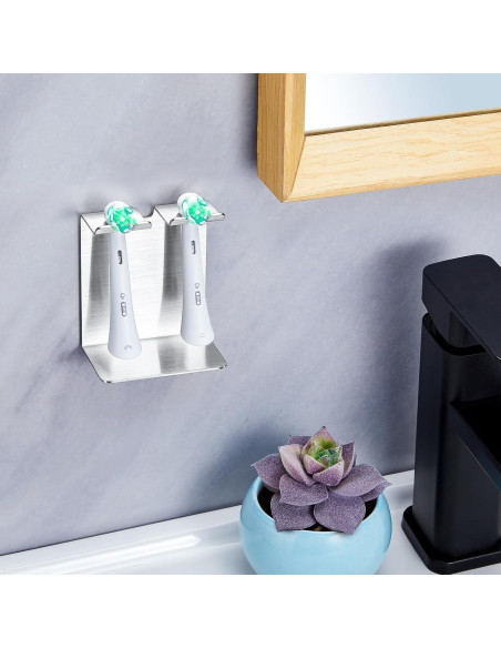 Soporte para Cepillo de Dientes Eléctrico WAYASI Acero Inoxidable Soporte para Cepillo de Dientes Eléctrico WAYASI Acero Inoxidable