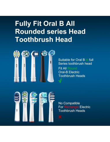 Cubiertas Protectores para Cepillos Oral-B HSYTEK 6 Piezas