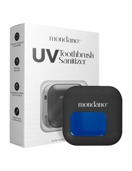 Desinfectante UV-C Mondano para Cepillo de Dientes - Negro Desinfectante UV-C Mondano para Cepillo de Dientes - Negro