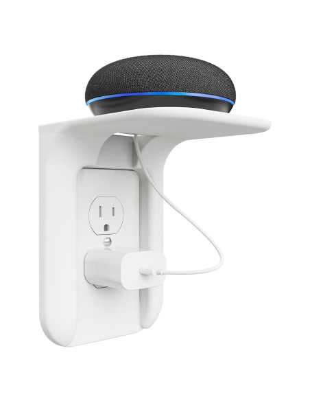 Soporte de Estante de Pared WALI OLS001-W Blanco 10 kg Soporte de Estante de Pared WALI OLS001-W Blanco 10 kg