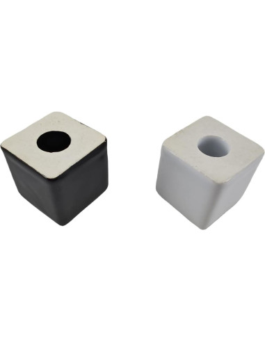 Juego de 2 Soportes de Cerámica para Cepillos YEMCHI