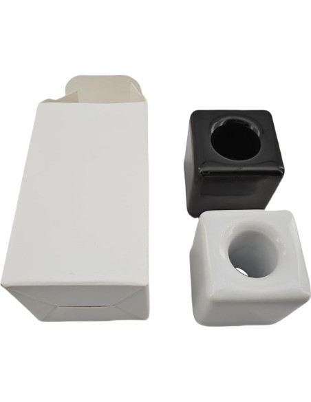 Juego de 2 Soportes de Cerámica para Cepillos YEMCHI Juego de 2 Soportes de Cerámica para Cepillos YEMCHI