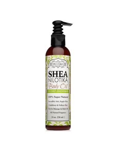 Aceite Nilotik de Shea Terra Organics 221.6 g - Hidratante Natural Coco y Limón