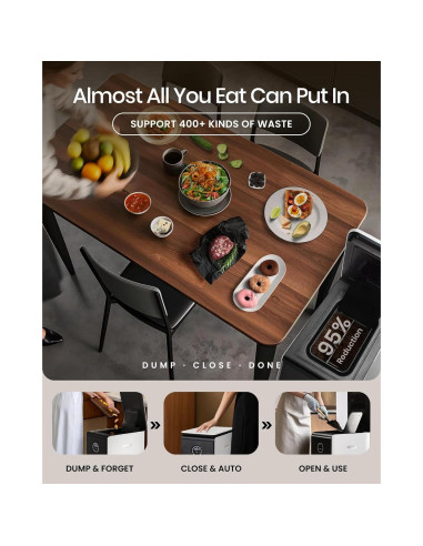 Compostador Eléctrico GEME 19L para Cocina, Sin Olores