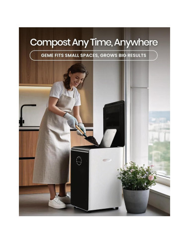 Compostador Eléctrico GEME 19L para Cocina, Sin Olores