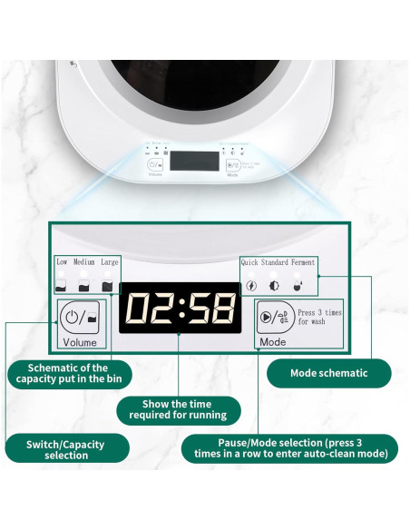 Compostador Eléctrico CORESLUX 3.5L para Cocina y Jardín Compostador Eléctrico CORESLUX 3.5L para Cocina y Jardín