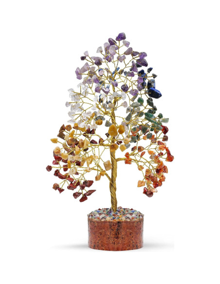Árbol de la Vida 7 Chakras SUBYATH 25.4 cm Cristales Sanadores Árbol de la Vida 7 Chakras SUBYATH 25.4 cm Cristales Sanadores