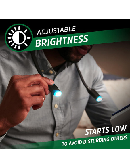 Luz de Cuello Recargable Energizer LED Negra 100 Lúmenes Luz de Cuello Recargable Energizer LED Negra 100 Lúmenes