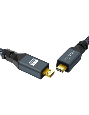 Cable Micro HDMI a Micro HDMI Twozoh 0.3M 4K 1080p Tipo D