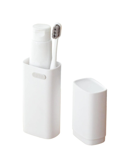 Estuche de Cepillo de Dientes de Viaje Crafts Stone Blanco Estuche de Cepillo de Dientes de Viaje Crafts Stone Blanco