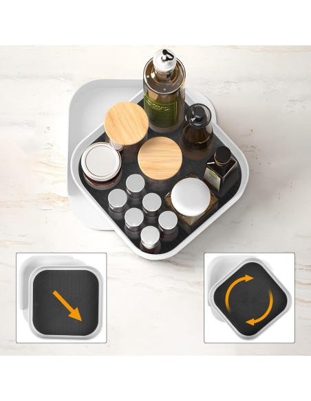 Organizador Giratorio Semlos 22.86 cm para Especias Cocina Organizador Giratorio Semlos 22.86 cm para Especias Cocina